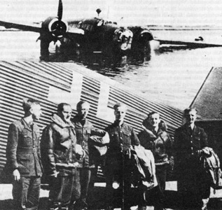 Wellington fly nedskudt 21.-22. april 1940.