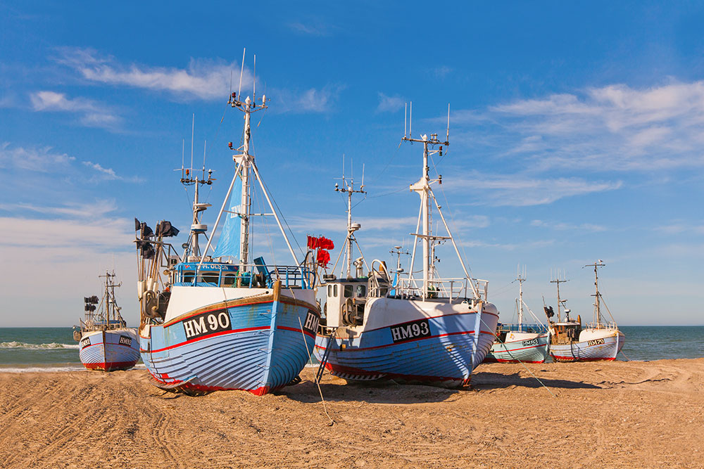 Kystlandingspladsen Thorup Strand. Foto: Mattias Bodilsen