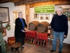 Ellen Helvind og Erik Pedersen viser frem i det yderst velordnede museum for brygger P. Kjeldgaard og hans familie, der drev Fjerritslev Bryggeri frem til 1968. Foto: Ejgil Bodilsen