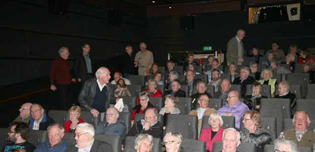 Der var fuldt hus i Fjerritslev Kino ved præsentationen af projektet lørdag 31. marts 2012. Foto: Ejgil Bodilsen